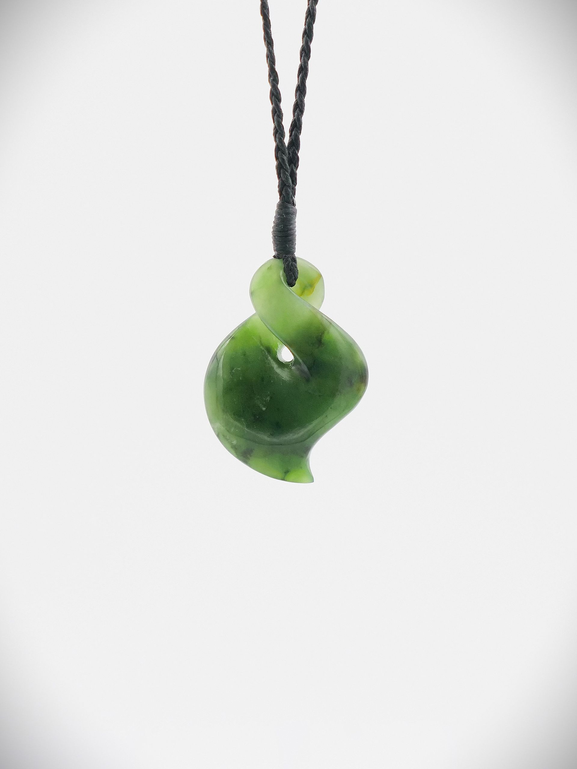 Moko Pounamu Pikorua NZ Genuine Kawakawa Greenstone - Te Aowera
