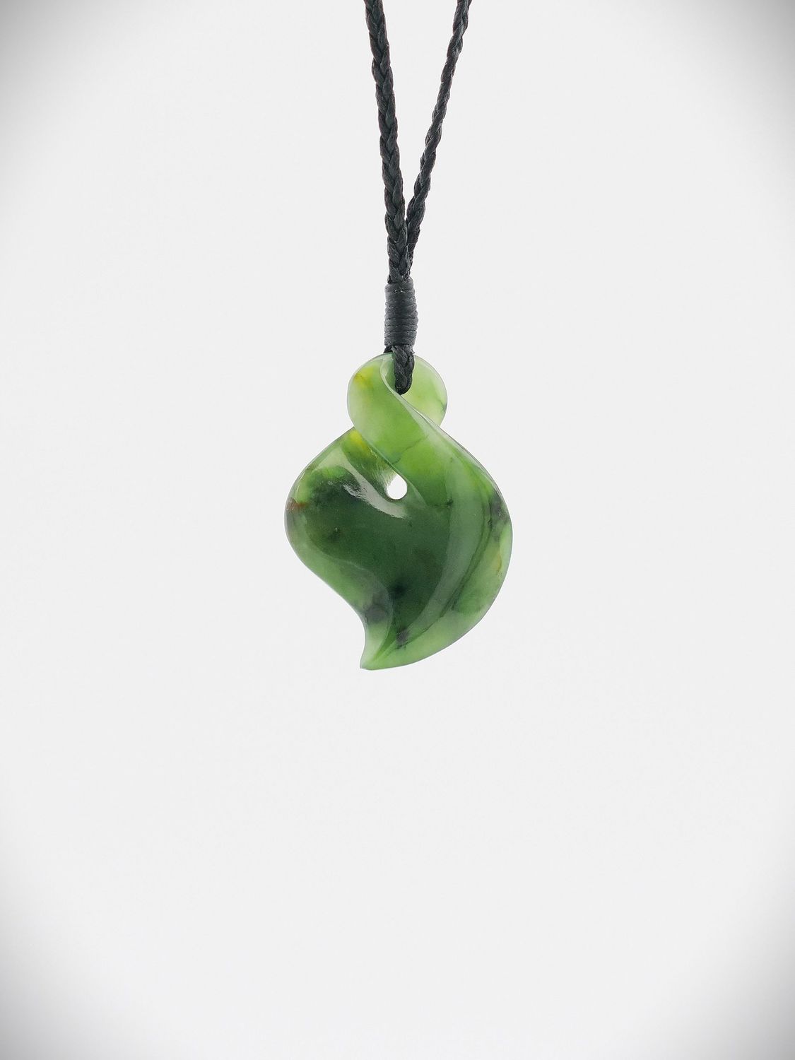 Moko Pounamu Pikorua NZ Genuine Kawakawa Greenstone - Te Aowera