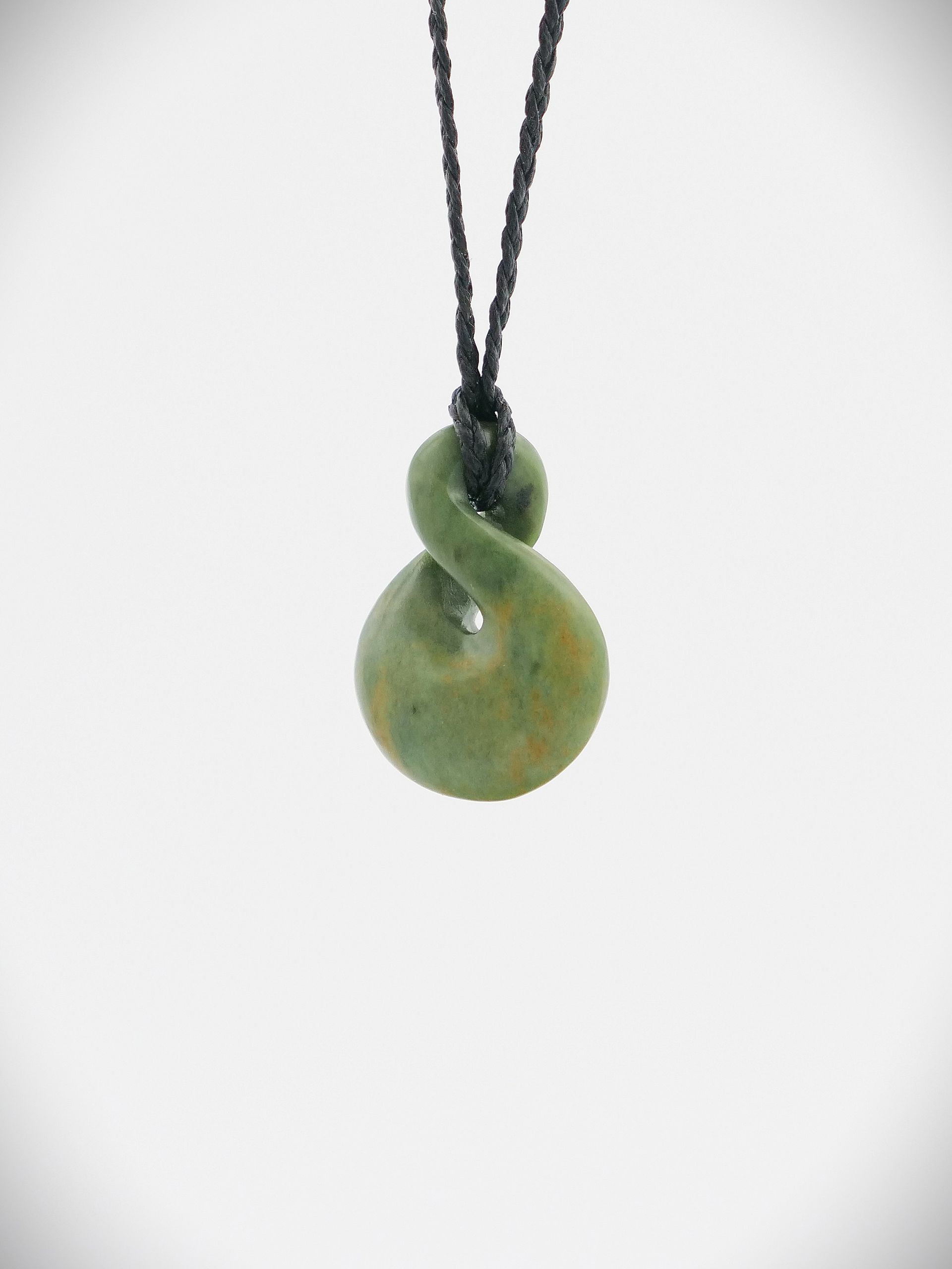 Moko Pounamu Pikorua (Twist) NZ Genuine Raukaraka Greenstone - Maraekakaho