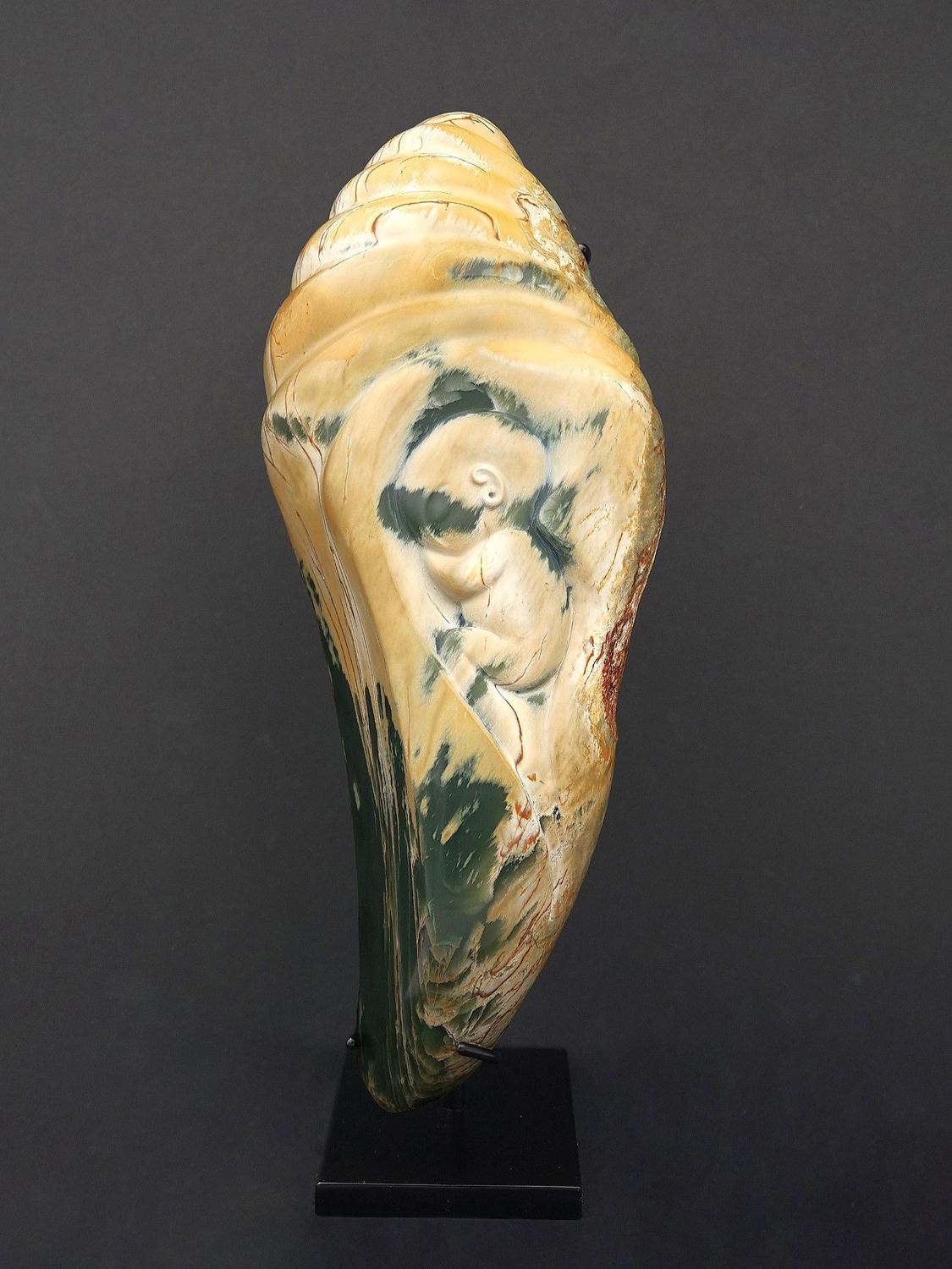 Moko Pounamu Pepi Tungoungo NZ Genuine Inanga Greenstone - Whanau Hou (Reborn) Moko Pounamu Pepi Tungoungo NZ Genuine Inanga Greenstone - Whanau Hou (Reborn)