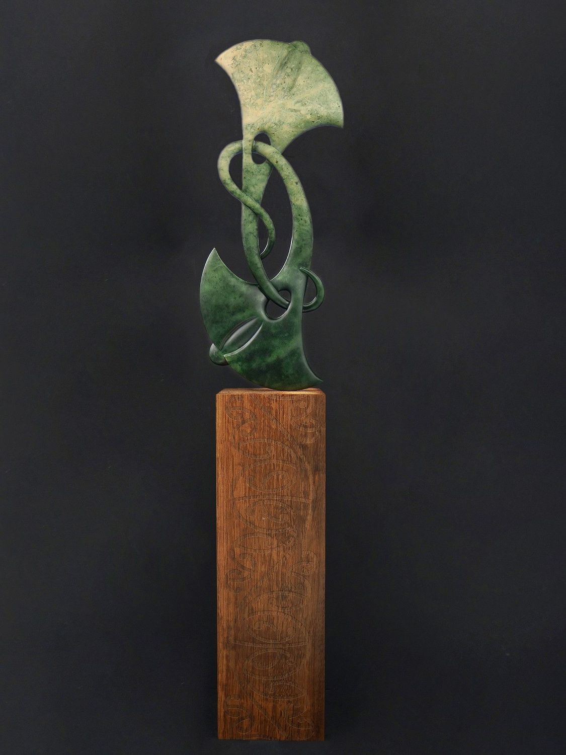 Moko Pounamu Te Whai Rahi (Manta Ray) NZ Genuine Marsden Flower Greenstone - Onioni Te Whai Rahi Moko Pounamu Te Whai Rahi (Manta Ray) NZ Genuine Marsden Flower Greenstone - Onioni Te Whai Rahi