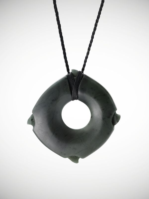 Moko Pounamu Porohita (Disc) Genuine NZ Tangiwai Greenstone - Awakino Moko Pounamu Porohita (Disc) Genuine NZ Tangiwai Greenstone - Awakino