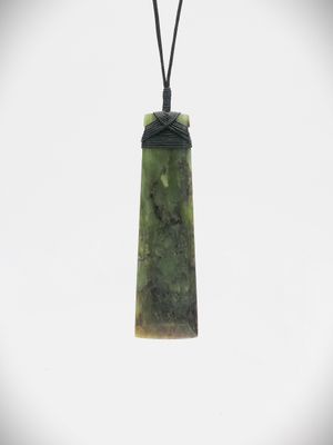 Moko Pounamu Toki NZ Genuine Hapopo Greenstone - Anaura