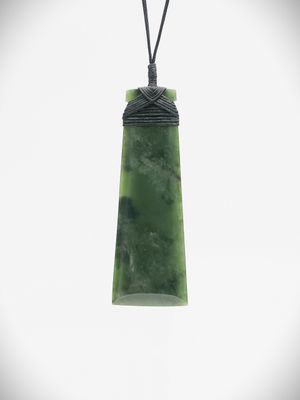 Moko Pounamu Toki NZ Genuine Hapopo Greenstone - Raukumara