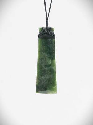 Moko Pounamu Toki NZ Genuine Hapopo Greenstone - Waipiro
