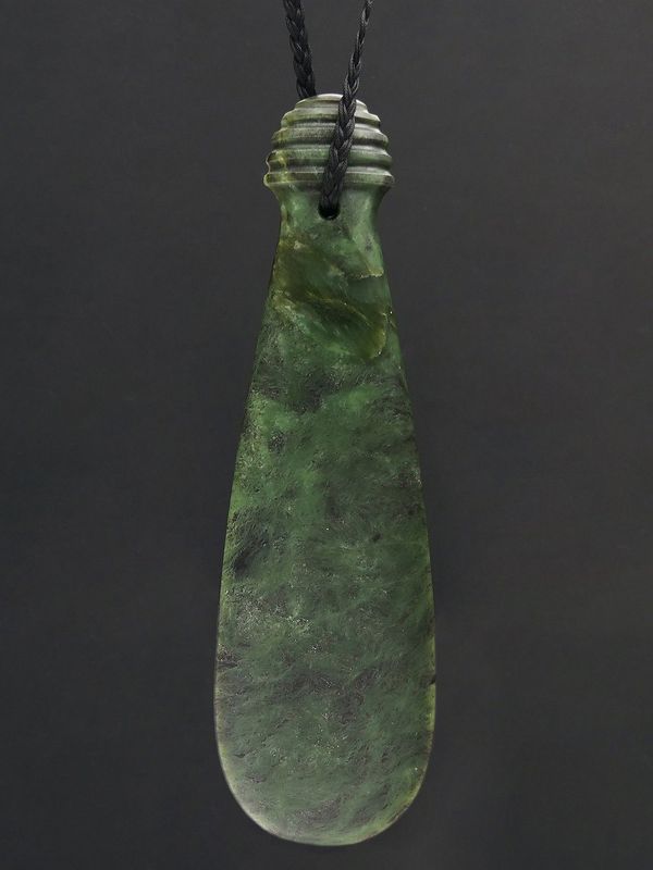 Moko Pounamu Mere NZ Genuine Totoweka Pounamu - Taharora