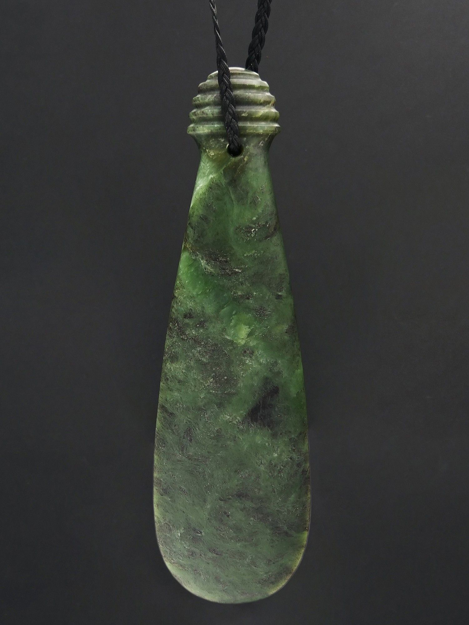 Moko Pounamu Mere NZ Genuine Totoweka Pounamu - Taharora