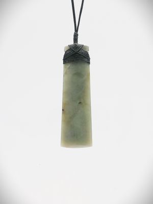 Moko Pounamu Toki NZ Genuine Hapopo Greenstone - Taharora