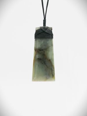 Moko Pounamu Toki NZ Genuine Hapopo Greenstone - Te Aowera