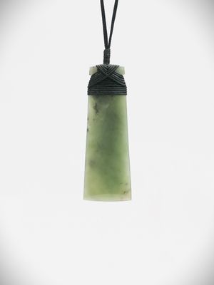 Moko Pounamu Toki NZ Genuine Hapopo Greenstone - Mangahanea
