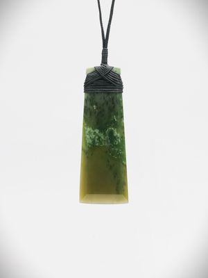 Moko Pounamu Toki NZ Genuine Hapopo Greenstone - Umuariki