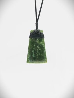Moko Pounamu Toki NZ Genuine Hapopo Greenstone - Mangahauini