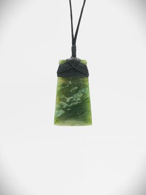 Moko Pounamu Toki NZ Genuine Hapopo Greenstone - Whakarua