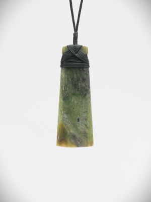 Moko Pounamu Toki NZ Genuine Hapopo Greenstone - Porourangi