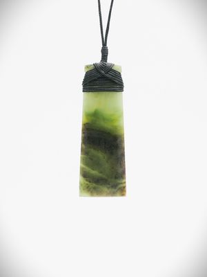 Moko Pounamu Toki NZ Genuine Hapopo Greenstone - Tikitiki