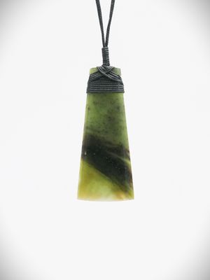 Moko Pounamu Toki NZ Genuine Hapopo Greenstone - Tawata Moko Pounamu Toki NZ Genuine Hapopo Greenstone - Tawata