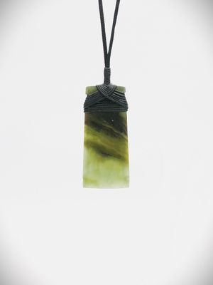 Moko Pounamu Toki NZ Genuine Hapopo Greenstone - Porahu