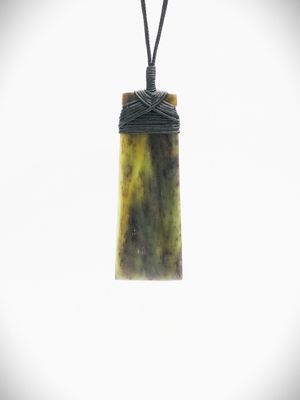 Moko Pounamu Toki NZ Genuine Hapopo Greenstone - Kaiwaka