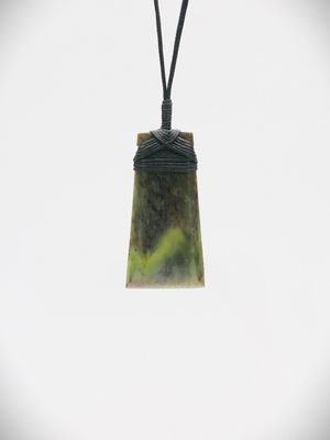 Moko Pounamu Toki NZ Genuine Hapopo Greenstone - Ohinewaiapu