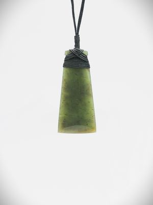 Moko Pounamu Toki NZ Genuine Hapopo Greenstone - Tikapa