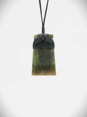 Moko Pounamu Toki NZ Genuine Hapopo Greenstone - Te Kahika