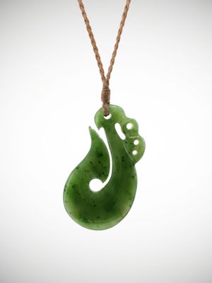 Moko Pounamu Manaia Genuine NZ Kahurangi Greenstone - Kiwinui Moko Pounamu Manaia Genuine NZ Kahurangi Greenstone - Kiwinui