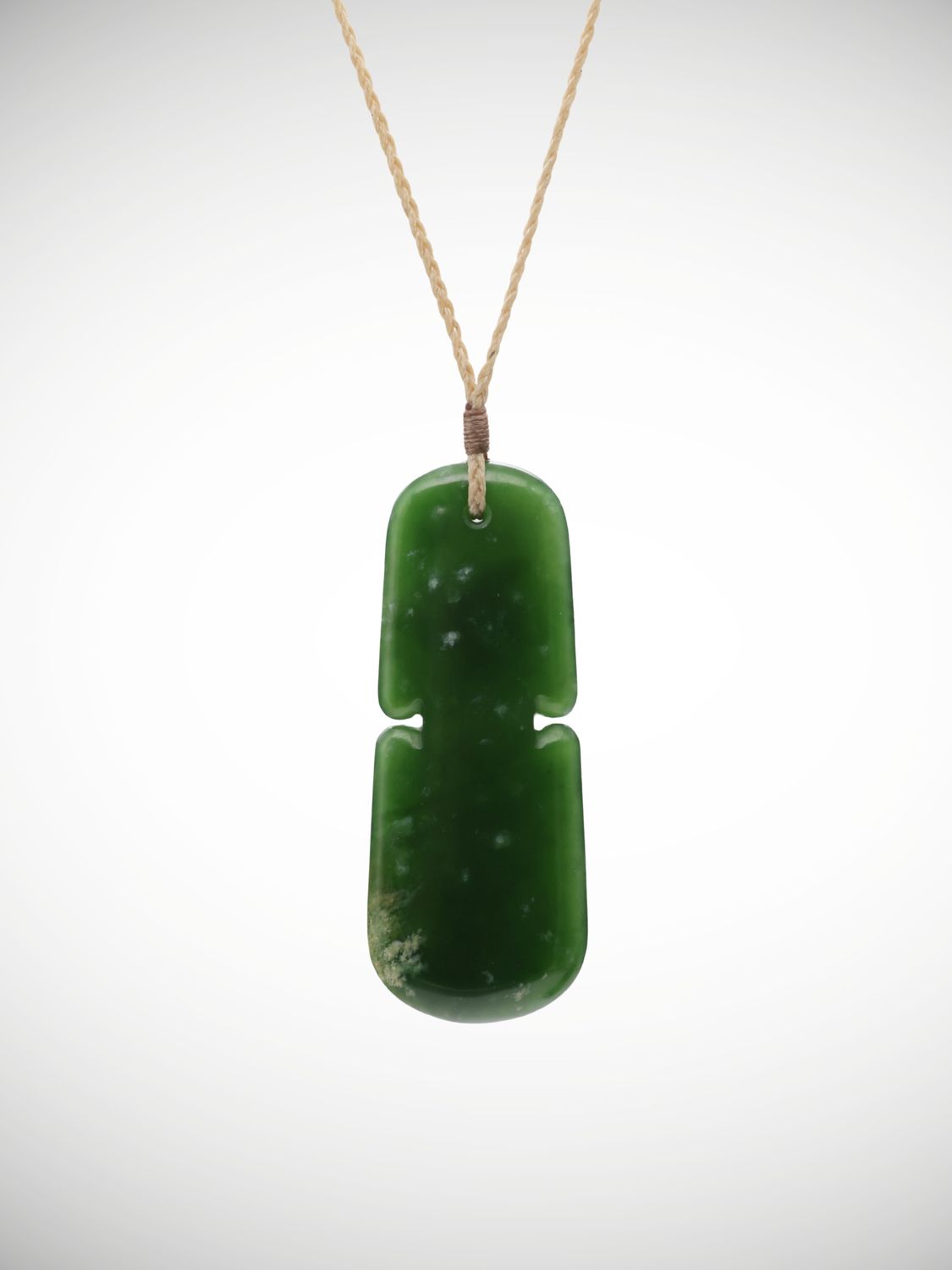 Moko Pounamu Kuru (Drop) Genuine NZ Kawakawa Greenstone - Kohinui