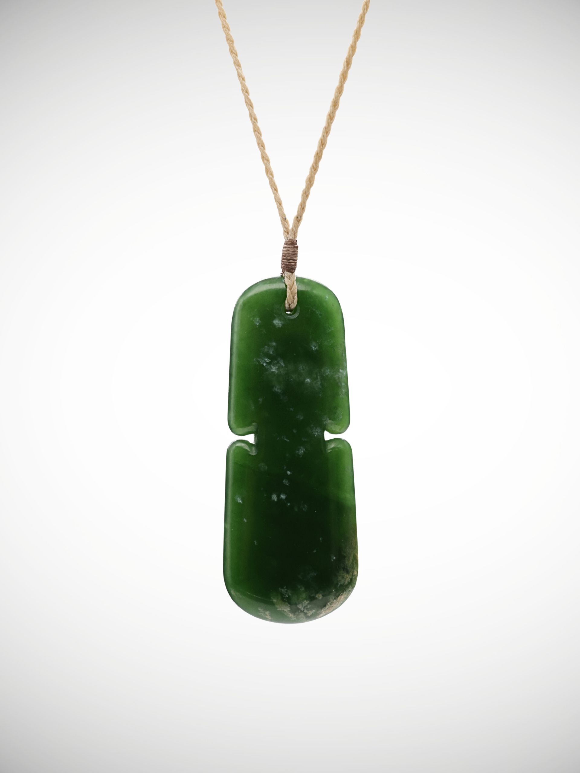 Moko Pounamu Kuru (Drop) Genuine NZ Kawakawa Greenstone - Kohinui