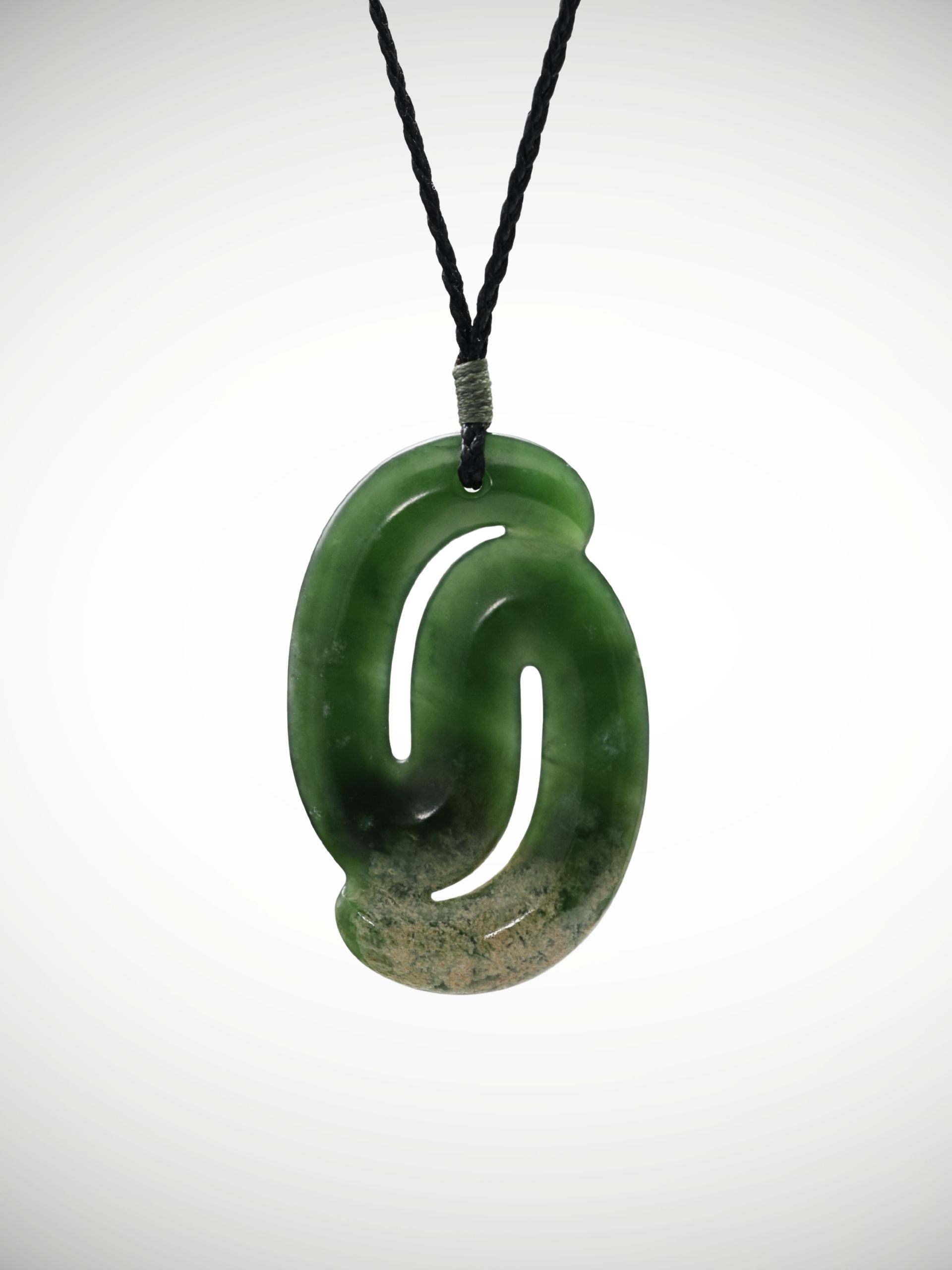 Moko Pounamu Mauri Ora Genuine NZ Marsden Flower - Koputai