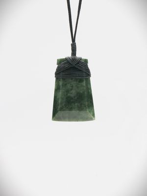 Moko Pounamu Toki NZ Genuine Hapopo Greenstone - Wairuru