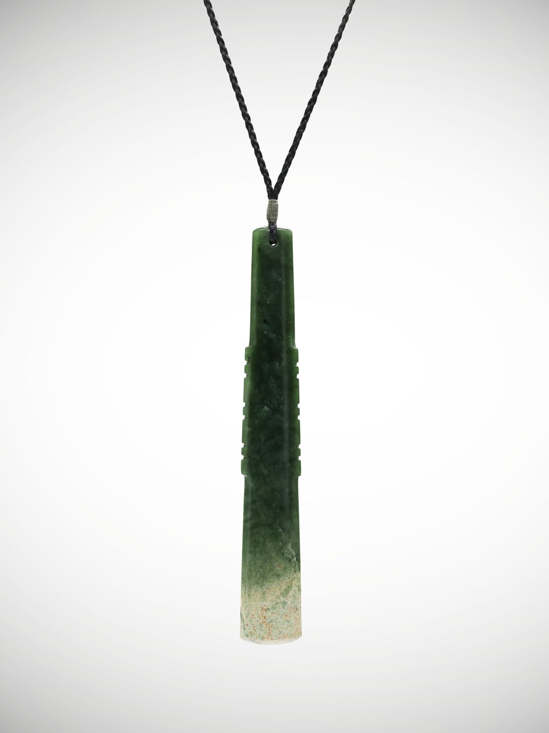 Moko Pounamu Kuru (Teardrop) Genuine NZ Kawakawa Flower Greenstone - Makaranui Moko Pounamu Kuru (Teardrop) Genuine NZ Kawakawa Flower Greenstone - Makaranui
