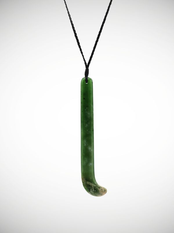 Moko Pounamu Kapeu NZ Genuine Marsden Flower Greenstone - Maraetai