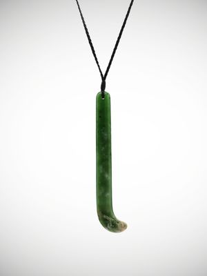 Moko Pounamu Kapeu NZ Genuine Marsden Flower Greenstone - Maraetai