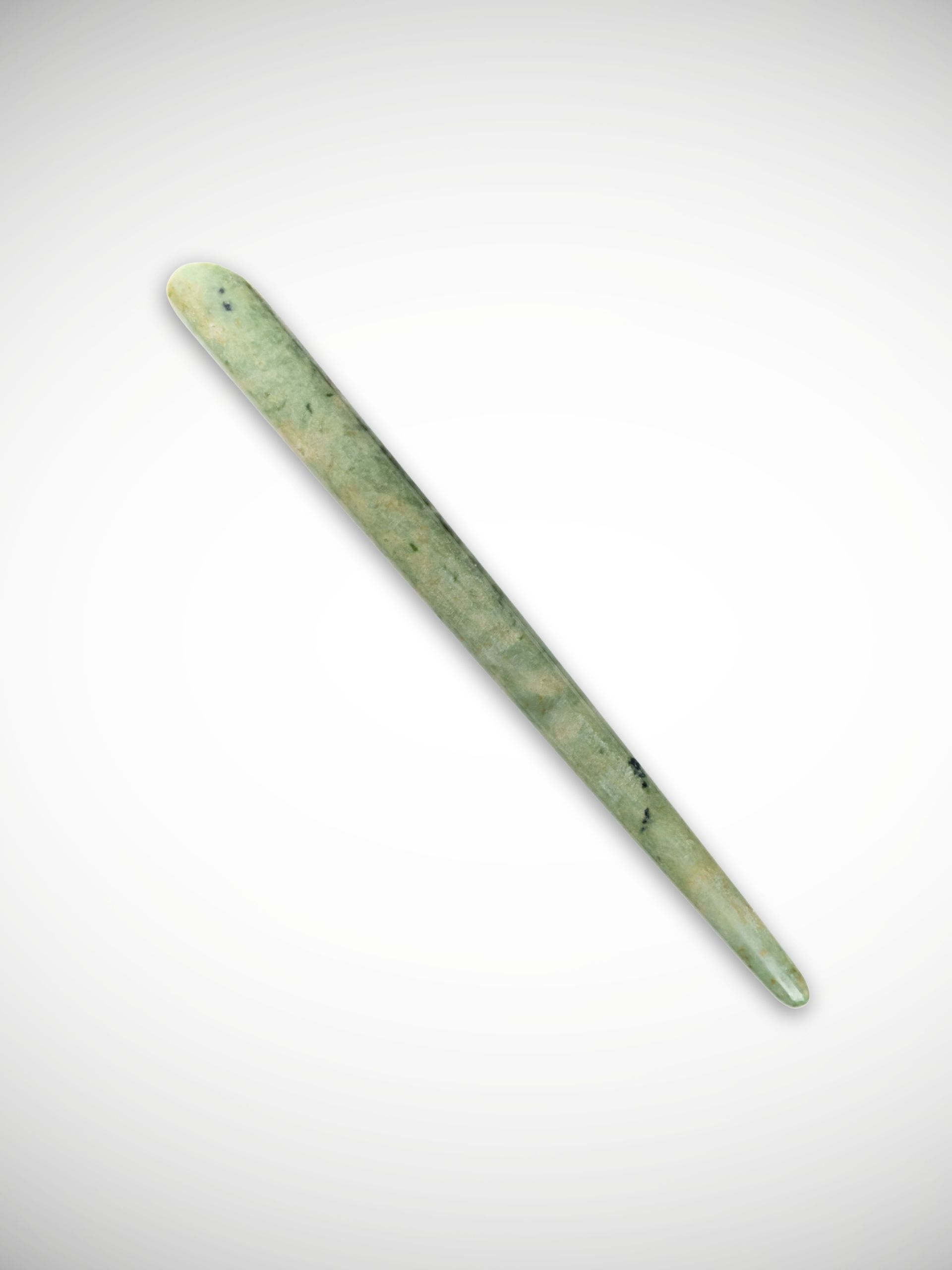 Moko Pounamu Heru NZ Genuine Kokopu Greenstone - Awatuna