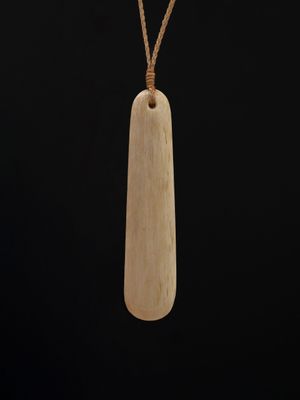 Moko Pounamu, Roimata Whale Bone Carving - Peraki Moko Pounamu, Roimata Whale Bone Carving - Peraki