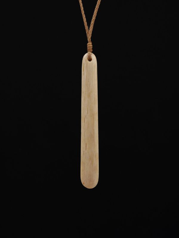 Moko Pounamu,  Roimata Whale Bone Carving - Akaroa