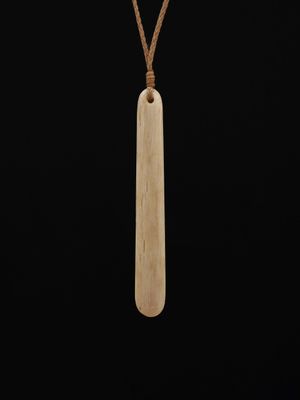 Moko Pounamu,  Roimata Whale Bone Carving - Akaroa