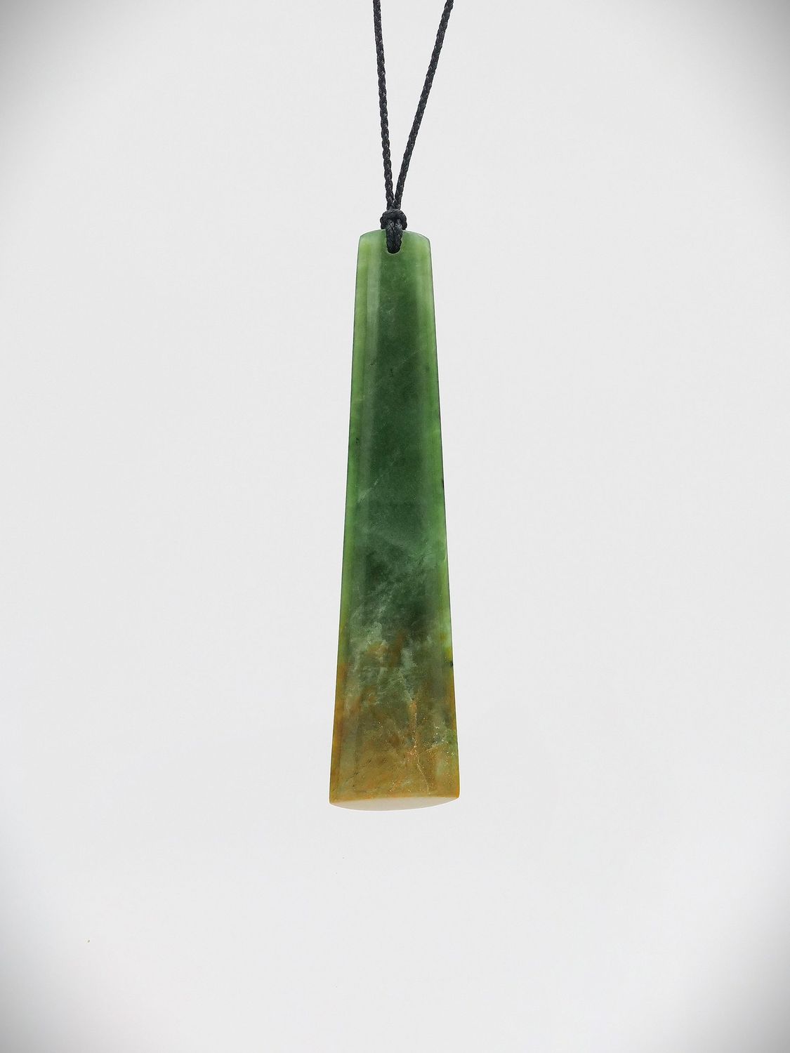 Moko Pounamu Kuru (Drop) NZ Genuine Marsden Flower Greenstone - Tapuaenuku