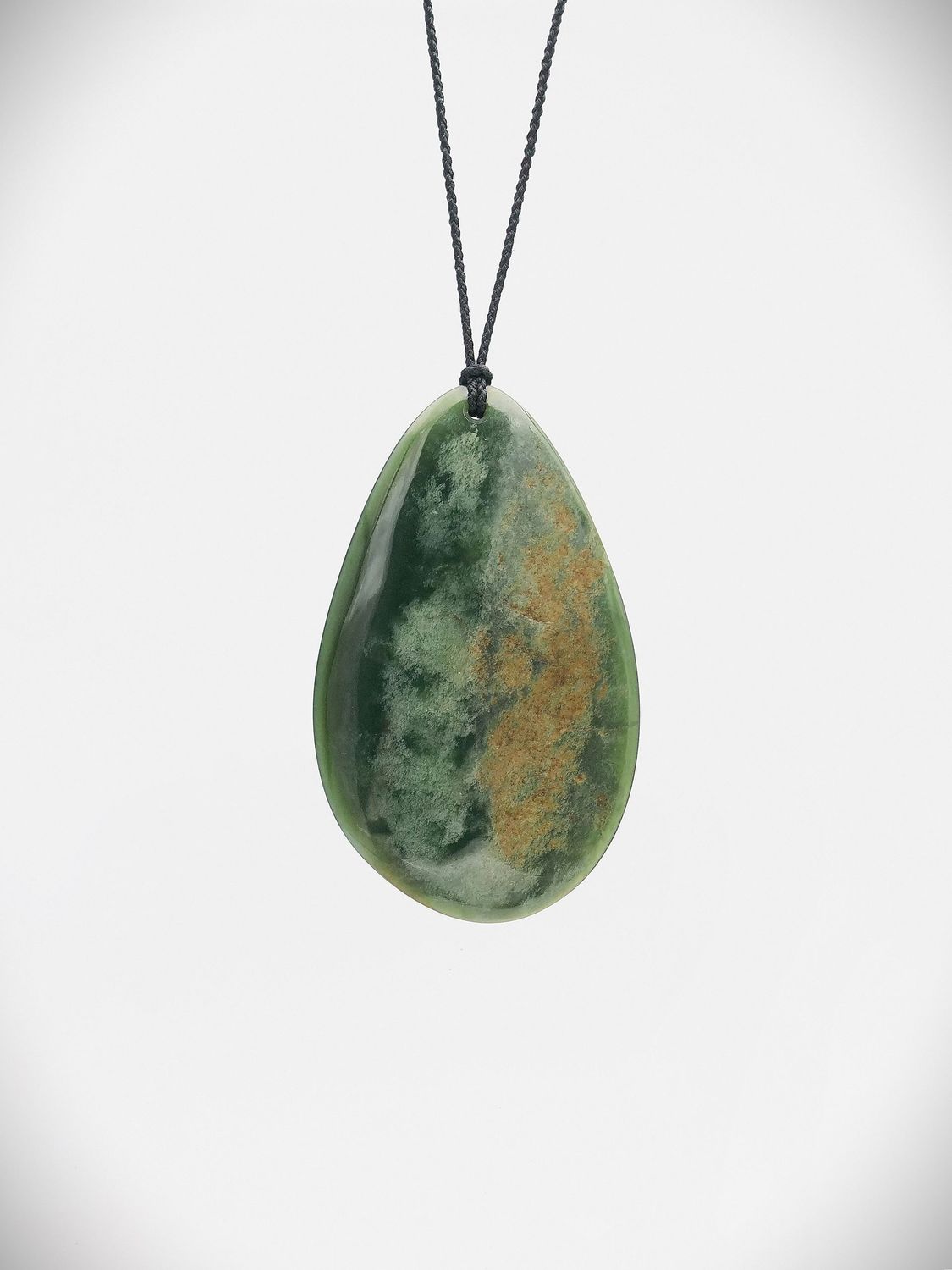 Moko Pounamu Roimata (Teardrop) NZ Genuine Marsden Flower Greenstone - Whanarua Moko Pounamu Roimata (Teardrop) NZ Genuine Marsden Flower Greenstone - Whanarua