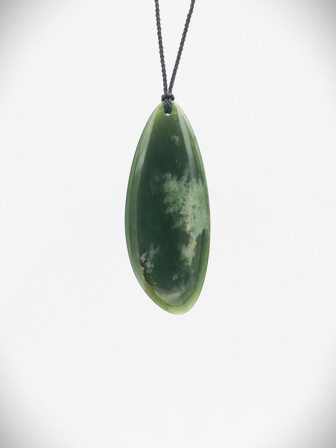 Moko Pounamu Roimata (Teardrop) NZ Genuine Marsden Flower Greenstone - Raukokore Moko Pounamu Roimata (Teardrop) NZ Genuine Marsden Flower Greenstone - Raukokore