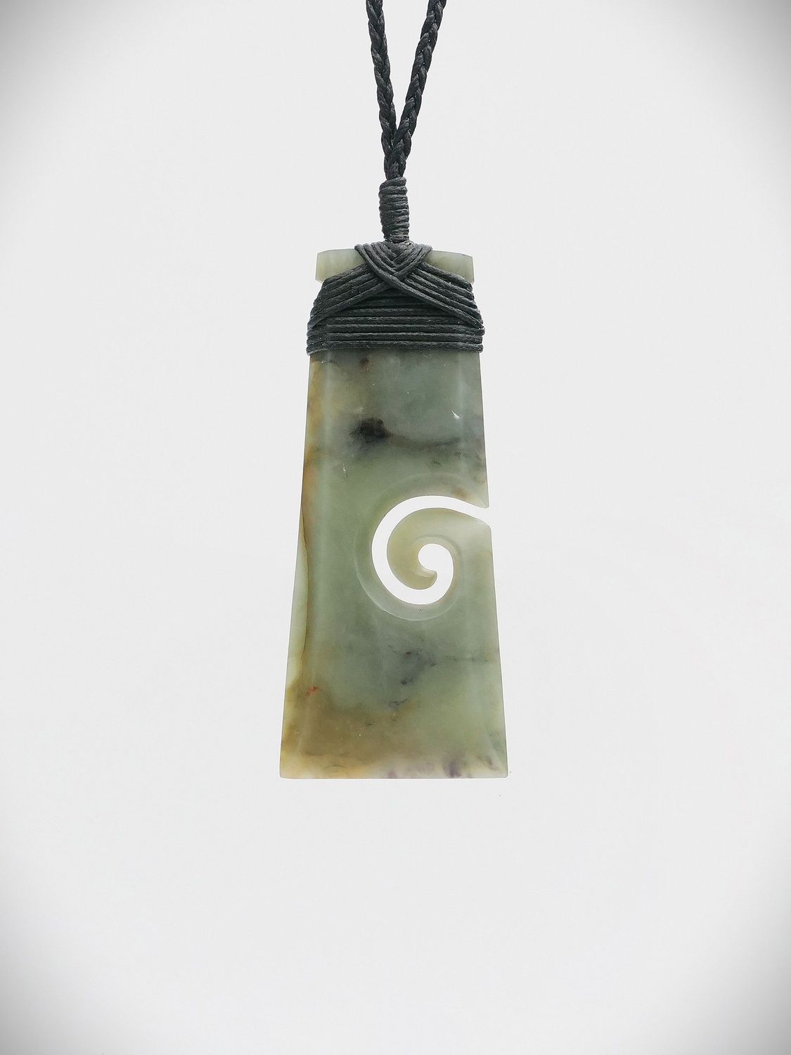 Moko Pounamu Toki Koru NZ Genuine Inanga Greenstone - Te Hauke Moko Pounamu Toki Koru NZ Genuine Inanga Greenstone - Te Hauke