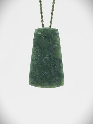 Moko Pounamu Toki NZ Genuine Kawakawa Greenstone - Maraenui