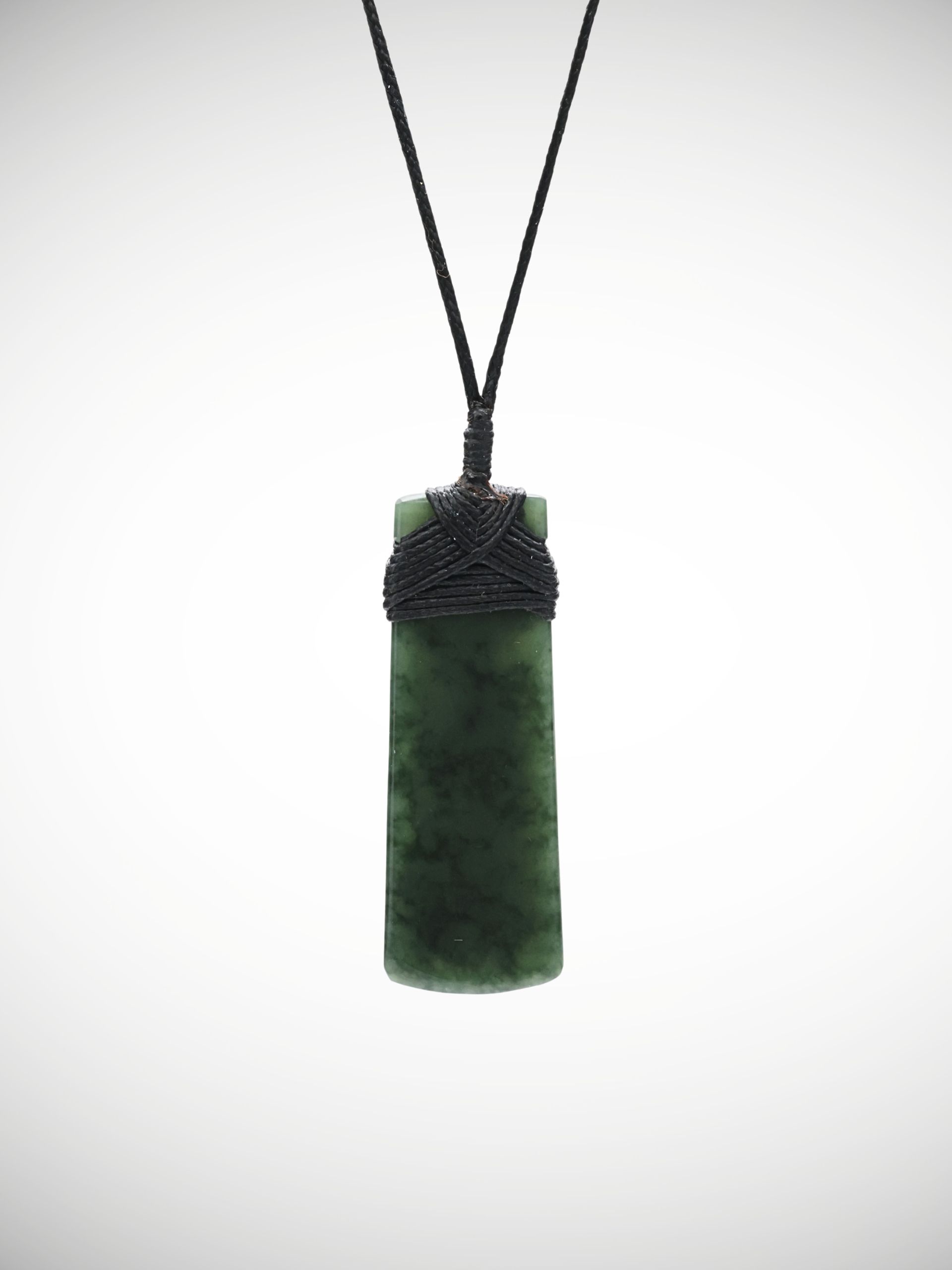 Moko Pounamu Toki Genuine NZ Kawakawa Greenstone - Mangarakau