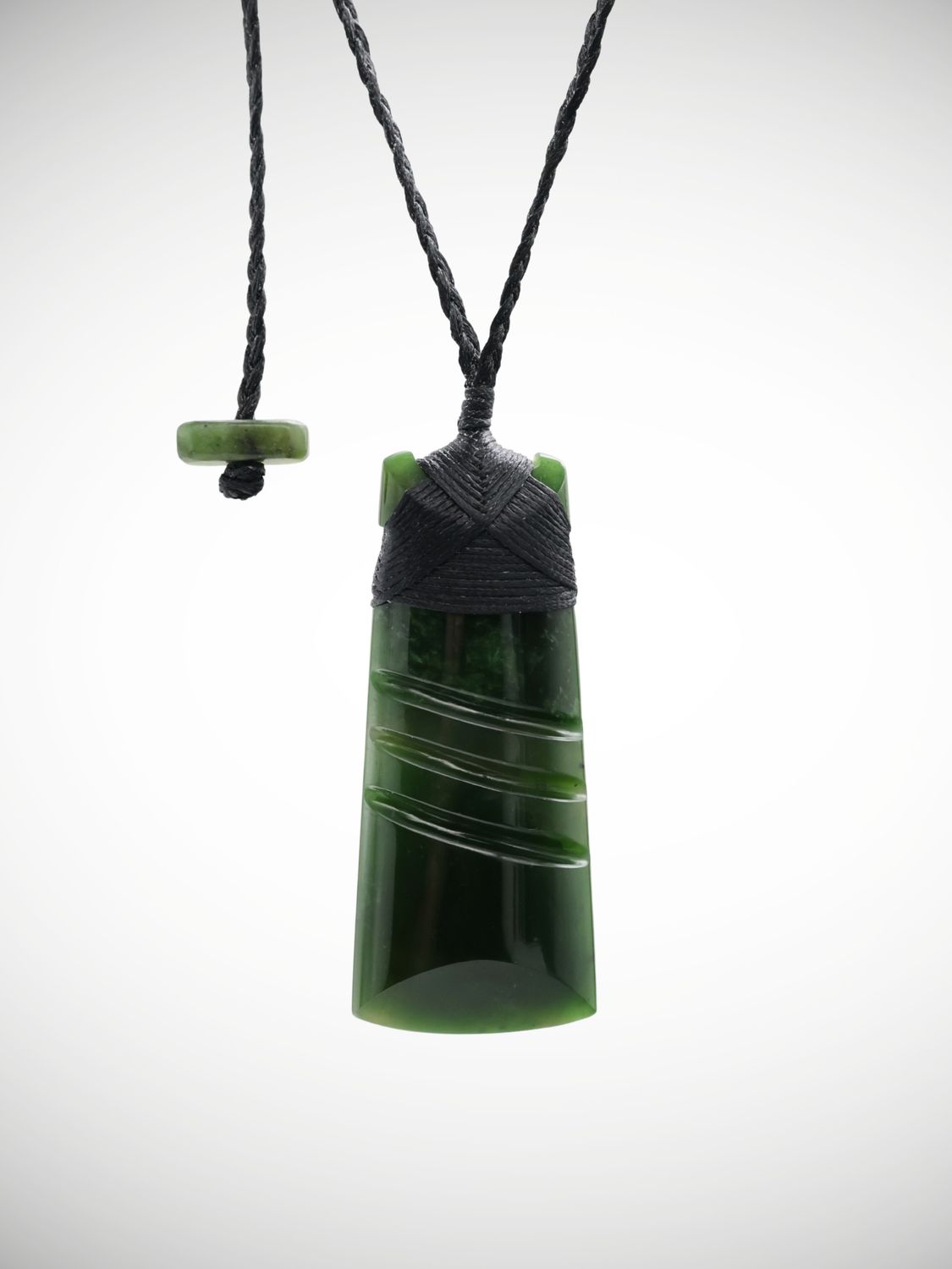 Moko Pounamu Toki Genuine NZ Kawakawa Greenstone - Mangapuaka Moko Pounamu Toki Genuine NZ Kawakawa Greenstone - Mangapuaka