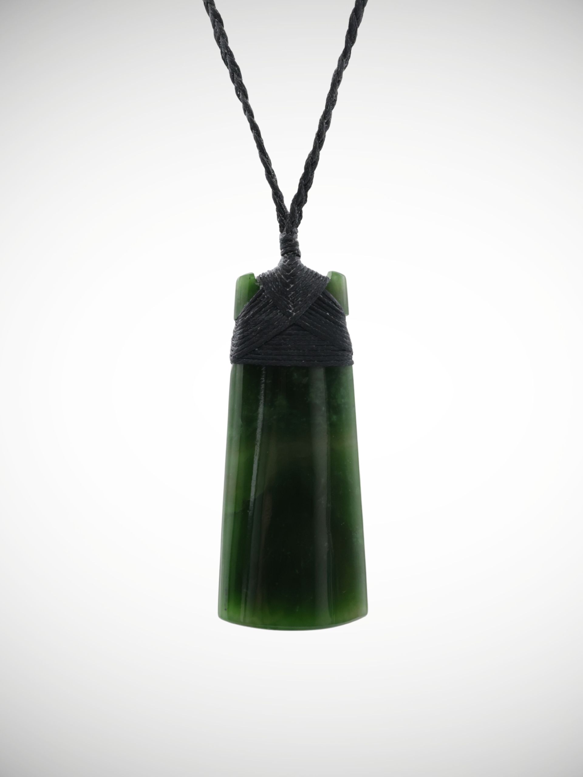 Moko Pounamu Toki Genuine NZ Kawakawa Greenstone - Mangapuaka