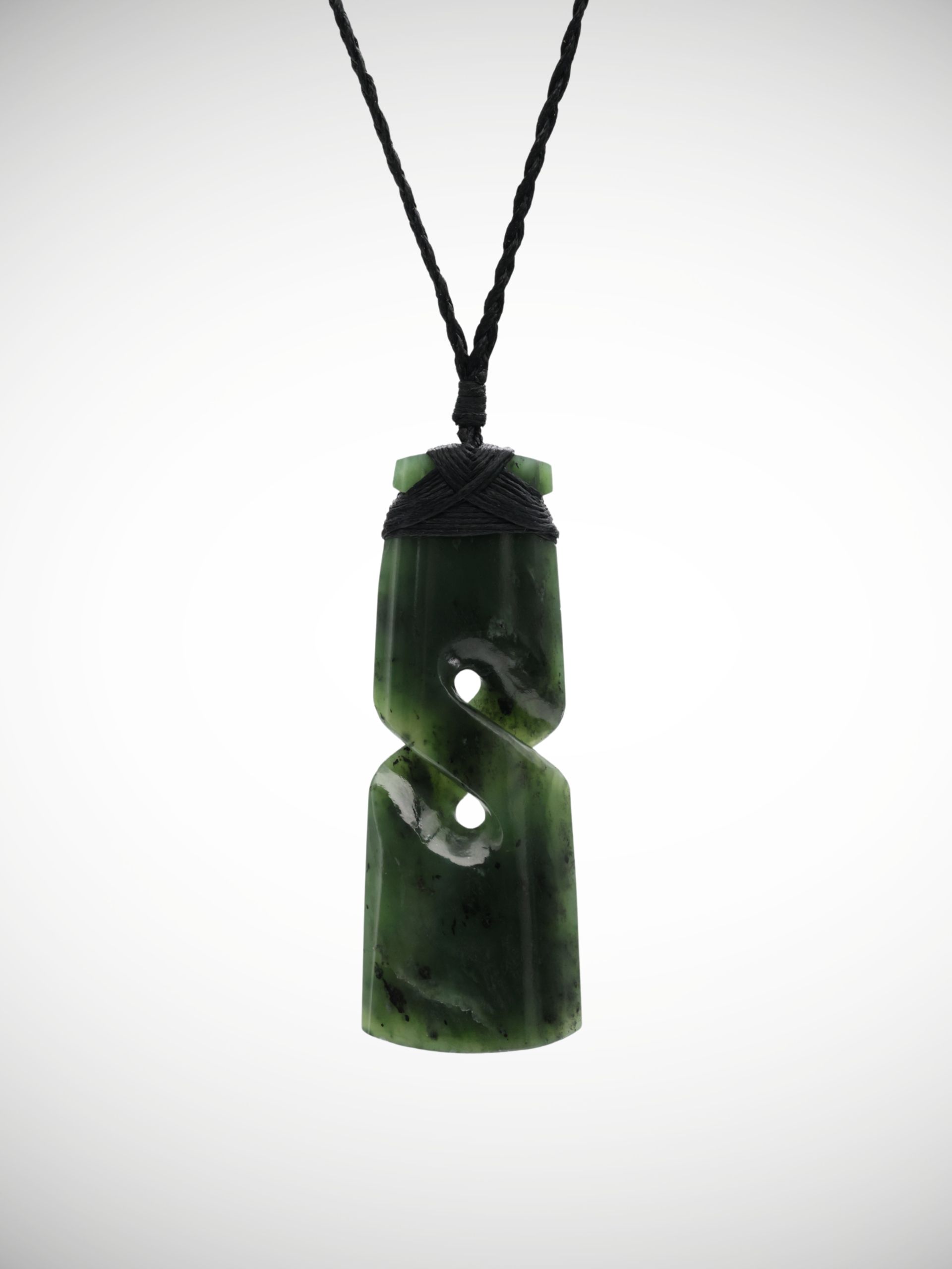 Moko Pounamu Toki with Pikorua Genuine NZ Kahurangi Greenstone - Mangapu