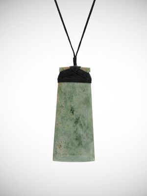 Moko Pounamu Toki Genuine NZ Inanga Greenstone - Mangapiko