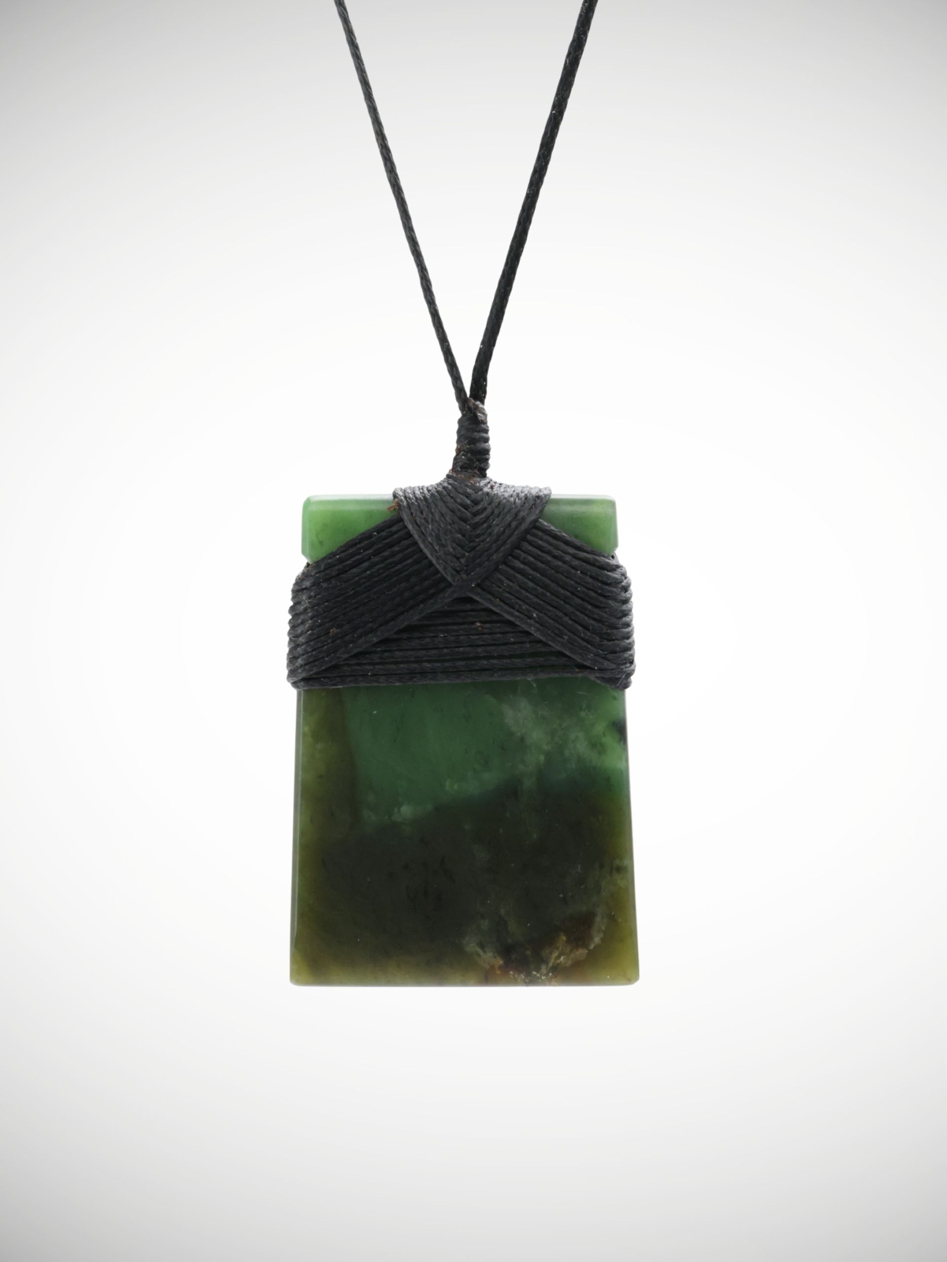 Moko Pounamu Toki Genuine NZ Kawakawa Greenstone - Okere