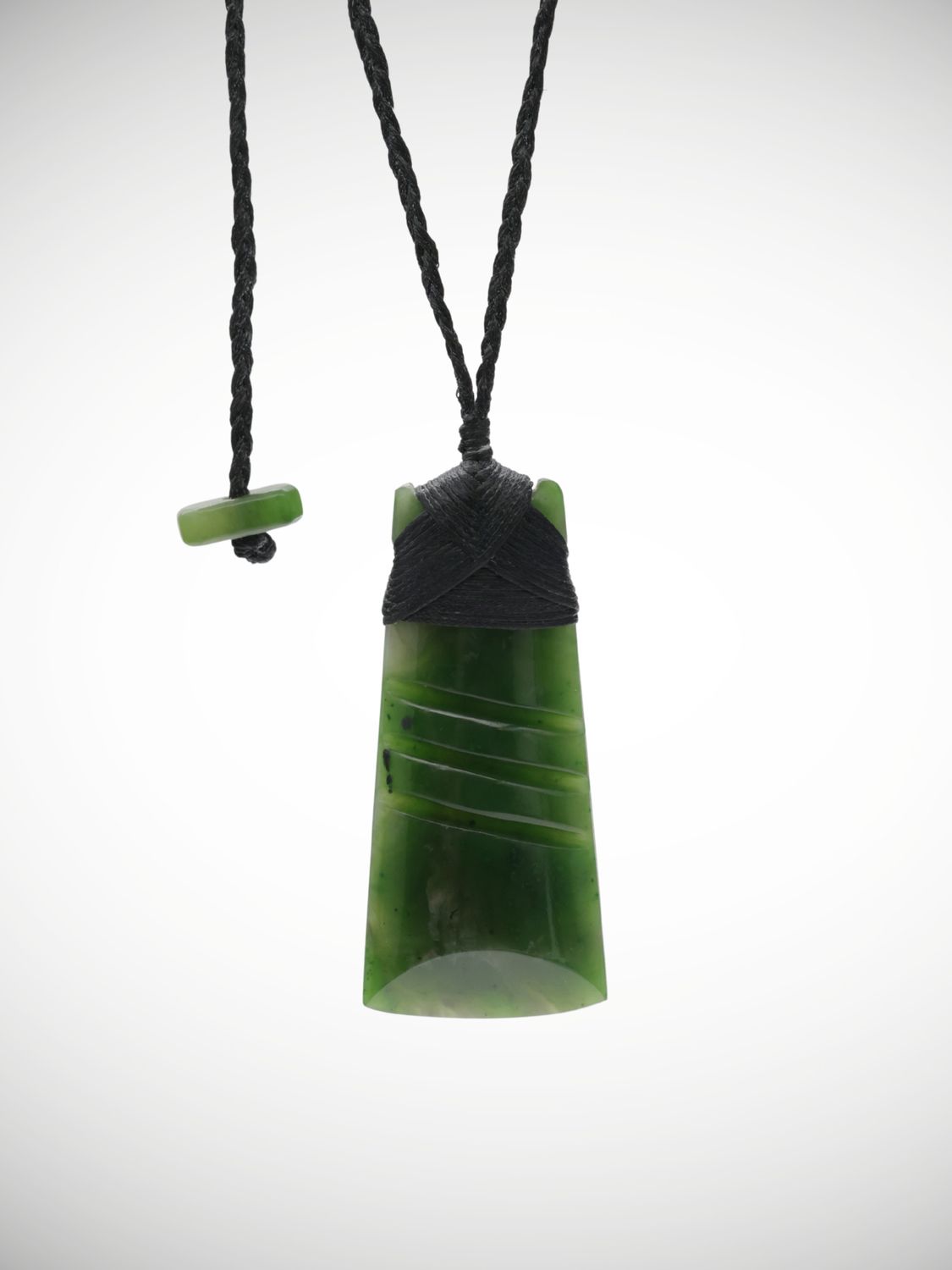Moko Pounamu Toki Genuine NZ Kawakawa Greenstone - Mangatuna