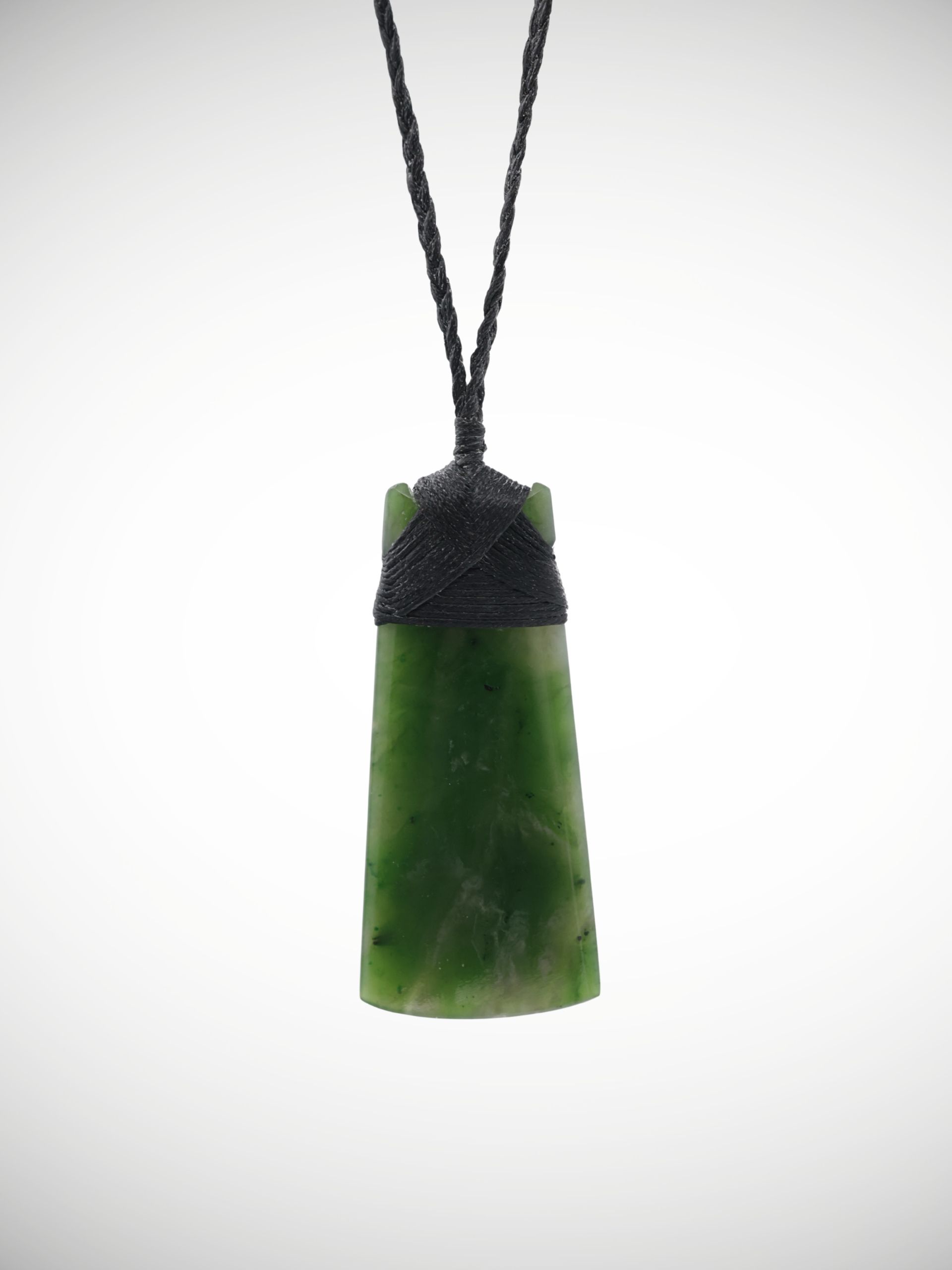Moko Pounamu Toki Genuine NZ Kawakawa Greenstone - Mangatuna
